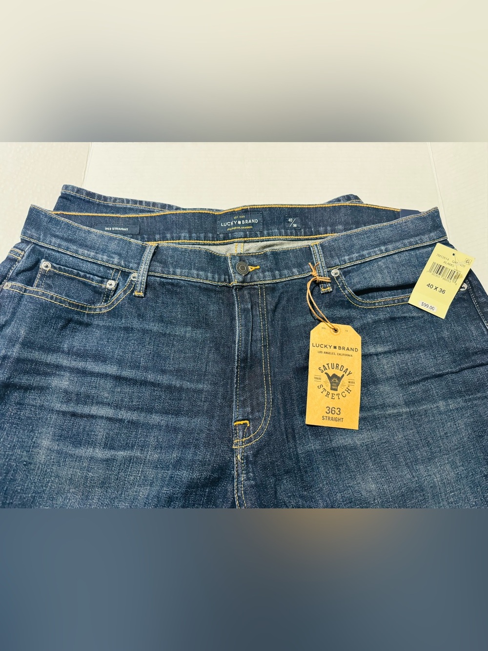 Lucky Brand 363 Straight Stretch Jeans size 36 BNWT